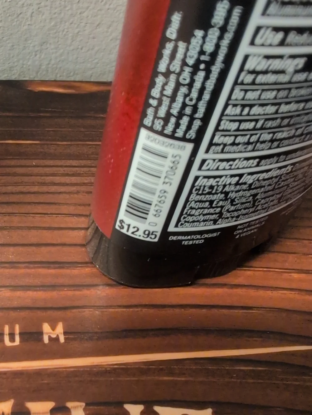 Bath & Body Works Men's Bourbon Personal Care Combo (Body Wash + Deodorant)